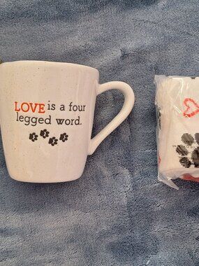 Love Is A Four Legged Word - Coffee Mug & Sock Set